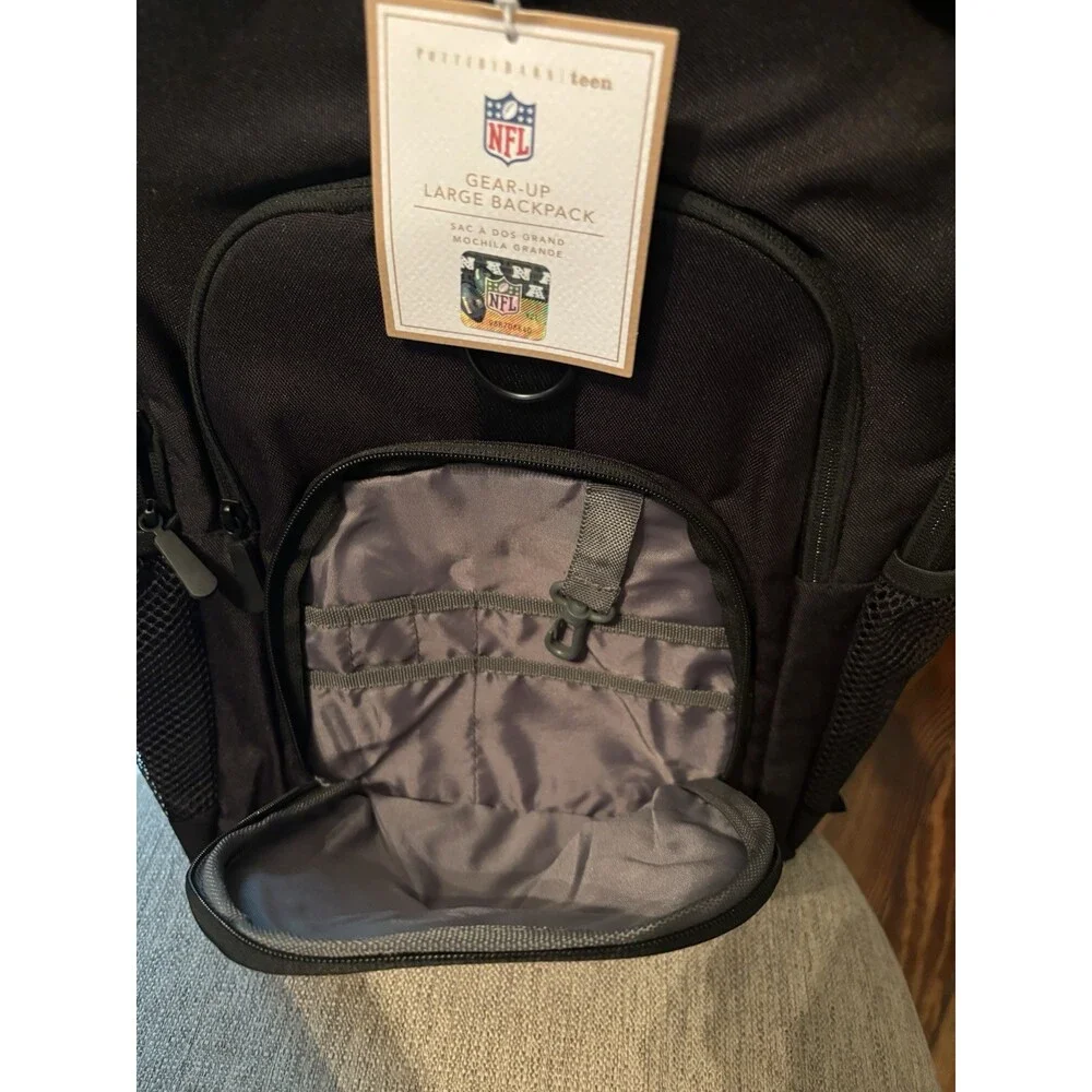 Pottery Barn School LARGE Backpack Football Baseball Travel Sport bag MLB NFL  .